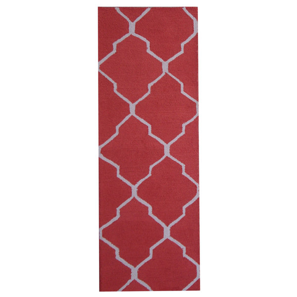 Herat Oriental Hand Tufted Wool Red/Gray Area Rug Wayfair